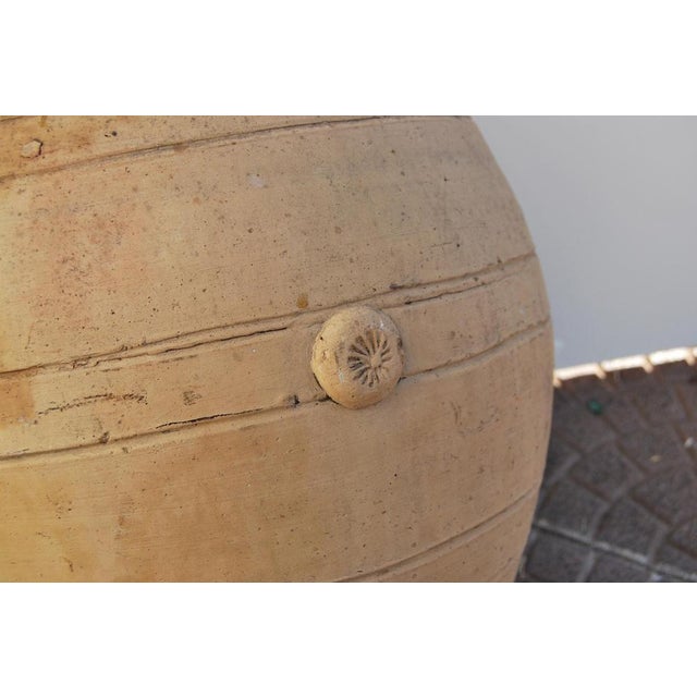 1920s Olive Terracotta Jar, 1920s For Sale - Image 5 of 6