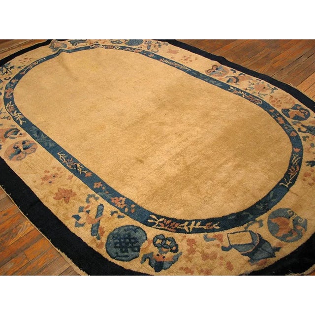 Chinese Antique Chinese Peking Rug For Sale - Image 3 of 6