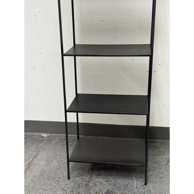 Metal Room & Board Foshay Bookcase Tower For Sale - Image 7 of 12