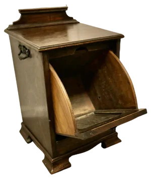 Arts and Crafts Oak Purdonium Coal Box