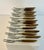 Mid-Century Modern Vintage Japanese Mid-Century Stainless & Wood Cocktail Forks — Set of 12 For Sale - Image 3 of 12