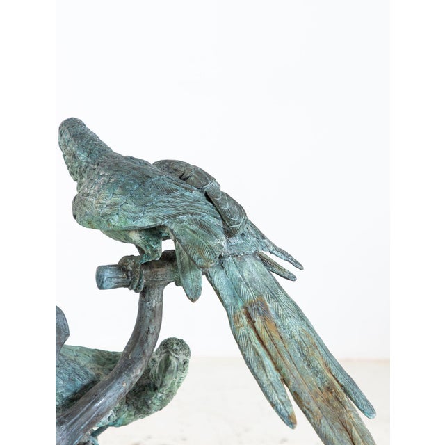 Bronze Sculpture of Three Parrots, Italy Mid 20th C. For Sale - Image 18 of 18