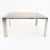 Renato Zevi Renato Zevi Mid Century Italian Chrome Brass and Glass Square Coffee Table For Sale - Image 4 of 7