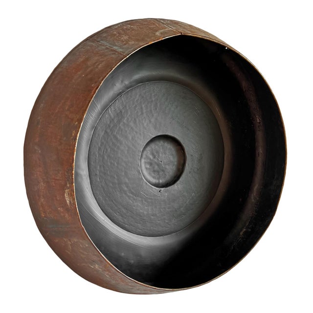 Large Iron Vintage Gong For Sale - Image 4 of 6