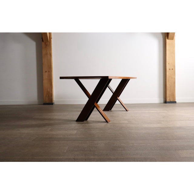TL58 Dining Table in Walnut by Marco Zanuso for Poggi, Italy, 1960s For Sale - Image 3 of 14