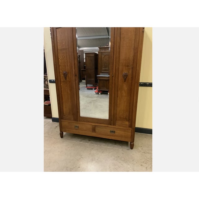 Vintage Art Deco Wardrobe, 1930 For Sale - Image 10 of 12