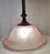 Metal Vintage Ceiling Lamp with Pink Marbled Glass Shade on Patinated Brass Mount from Honsel, 2000s For Sale - Image 7 of 9