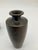 Set of 2 small antique Japanese silver inlaid bronze vases, with bamboo motif from the Meiji period (1868-1912). Both...