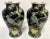 Mid 20th Century Mid Century Chinoiserie Birds With Peonies Hand Painted Porcelain Vases- a Pair For Sale - Image 5 of 12