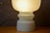 Vintage Space Age Design Opaline Glass Lamp For Sale - Image 4 of 9