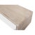 Wood Rustic Stacked-Plank Waterfall Coffee Table in Stone Grey For Sale - Image 7 of 9