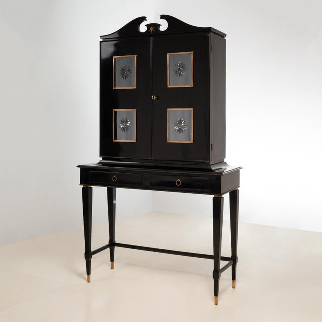 Mid-Century Cabinet on Legs, 1950s, in Flawless conditions. Designed 1950 to 1959 I have official proof of authenticity...