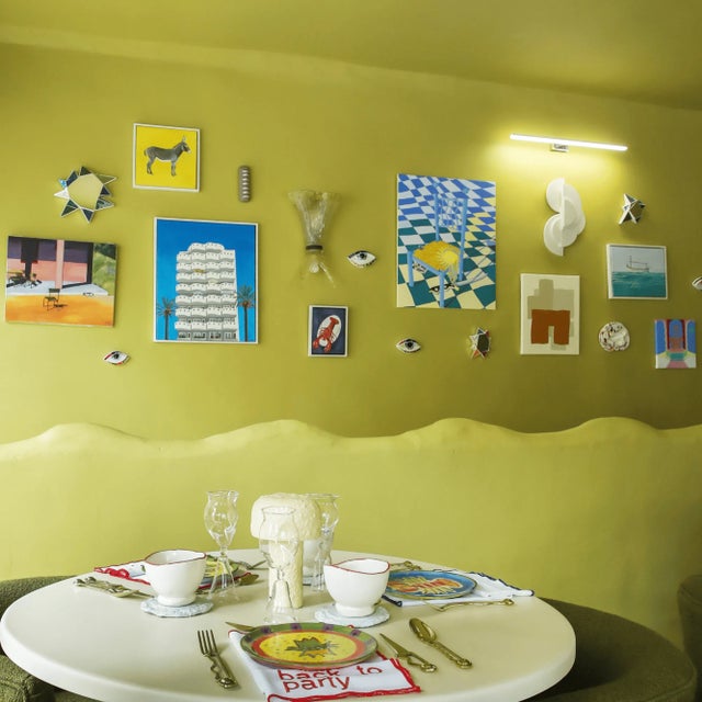 Contemporary Caroline Leseur, Sand Hills N° 4, Acrylic on Canvas For Sale - Image 3 of 5