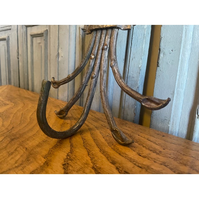 Vintage French Wall Coat Rack with Wooden Balls, 1960s For Sale - Image 10 of 14