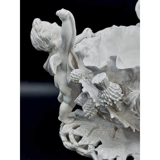 Antique victorian copeland blanc de chine centrepiece of exceptional sculptural quality, dating to approximately 1890–1900...