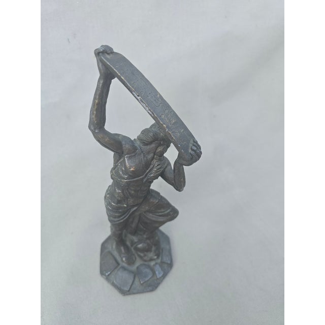 Mid-Century Modern 1970s Wrath of Moses Bronze Statue For Sale - Image 3 of 12