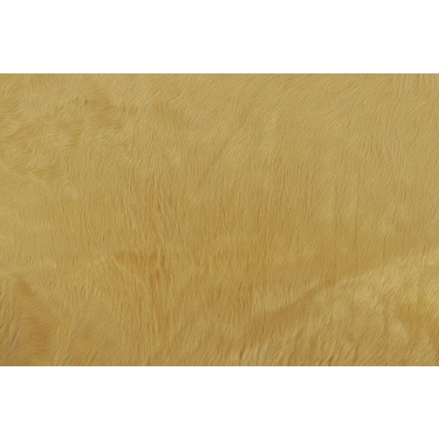 Animal Skin Rug & Kilim’s Contemporary Cowhide Solid Rug in Warm Camel Hues For Sale - Image 7 of 9
