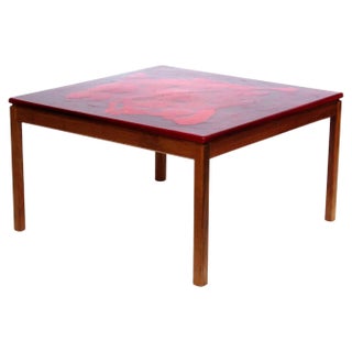 Swedish Modern Enameled Cocktail Table by P. Törneman and David Rosén for Nk, 1968 For Sale