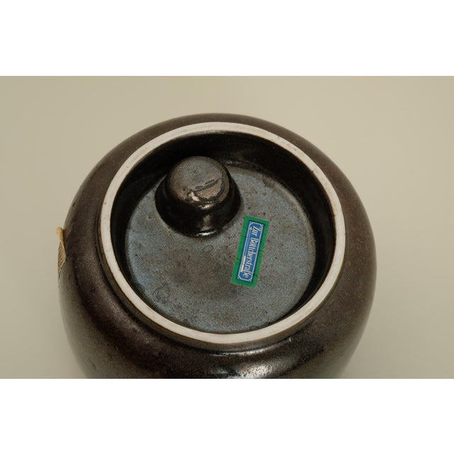 Studio Ceramic Vase by Peter Guggenbühler, 1970s For Sale - Image 9 of 11