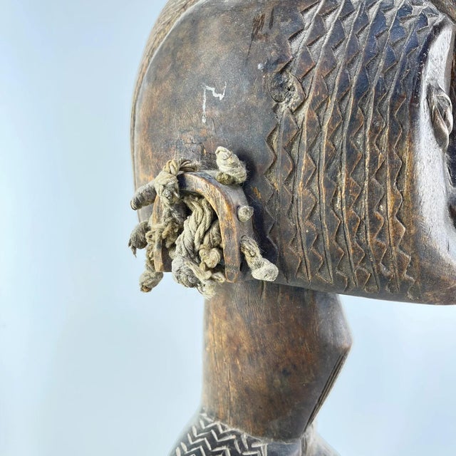 Early 20th Century Bamana Jonyeleni Female Figure Mali MATTER COLLECTION For Sale - Image 11 of 12