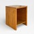 Postmodern Mid 20th Century Minimalist Solid Oak Open Pedestal Cabinet or Media Stand For Sale - Image 3 of 18