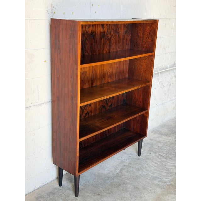 Viby J Rosewood Open Shelf Bookcase Unit Danish Mid-Century Modern 1960s For Sale - Image 9 of 10