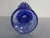 Italian Blue Bubble Glass Vase, 1960s For Sale - Image 12 of 18