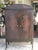 Brown Antique Art Deco Mahogany Chifforobe — Cedar Lining, Carved Doors, Brass Casters, C. 1930s–1940s For Sale - Image 8 of 11