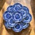 Set of 11 very pretty vintage dessert plates by Enoch Wedgwood, from the “Avon Cottage” collection. Hand-engraved in a...