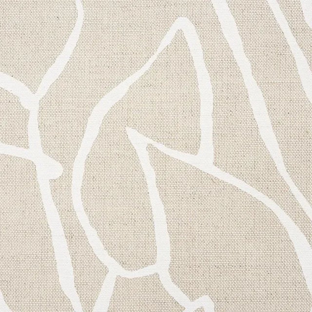 Contemporary Schumacher Solandra Vine 20" Pillow in Natural For Sale - Image 3 of 4