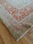 Antique Oushak Carpet Handmade Oriental Rug, Pale Green Coral, Taupe, Cream Fine For Sale In New York - Image 6 of 10