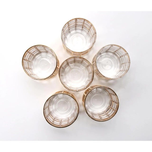 1960s 6 Imperial Glass Toril De Oro Tumbler Glasses For Sale In Philadelphia - Image 6 of 11