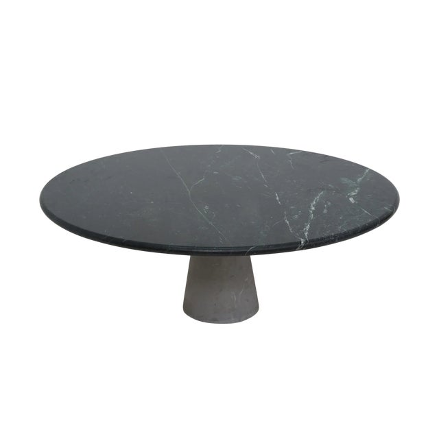 Mid 20th Century Mid 20th Century Verde Marble Coffee Table For Sale - Image 5 of 5