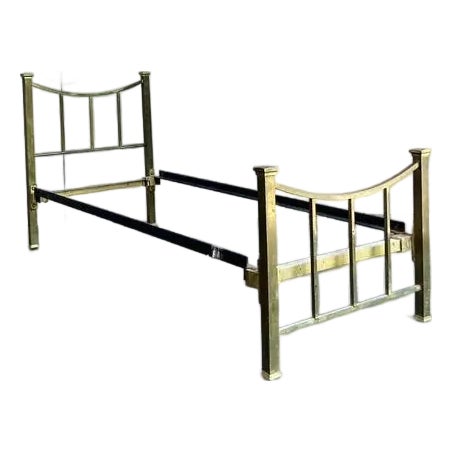 Vintage Boho Brass Daybed For Sale