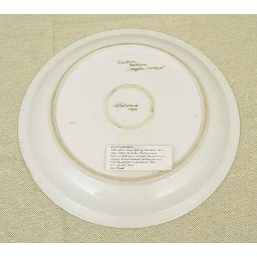 Porcelain Plate from Helga Ingeborga Melnbarde For Sale - Image 5 of 7