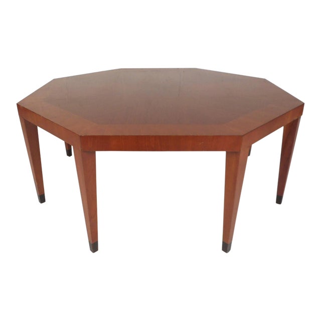 Vintage Modern Octagonal Coffee Table by Baker Furniture For Sale