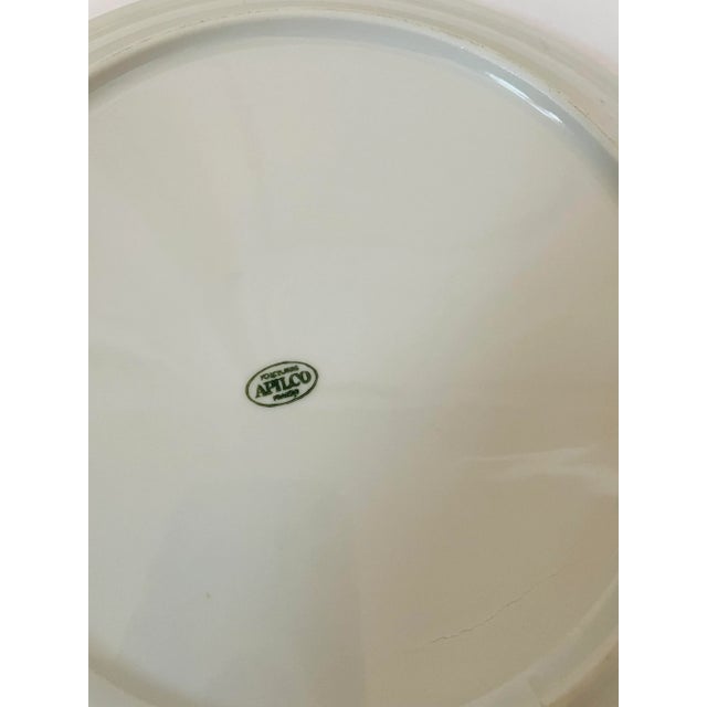 Williams-Sonoma Elegant Apilco Porcelain France Grape Strainer Bowl and Plate. Set of 2 For Sale - Image 4 of 5