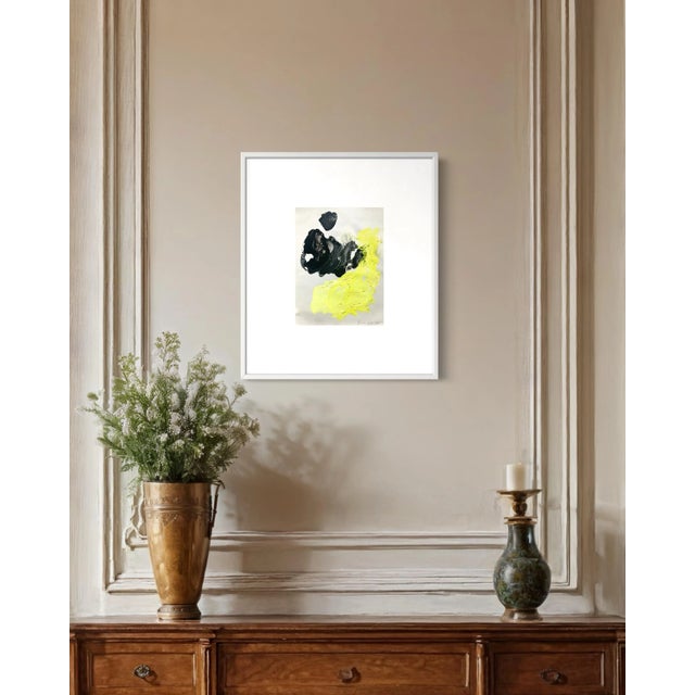 One painting from a complete series of abstract paintings made by mid career artist Ben Junta. Full of vibrant color, and...