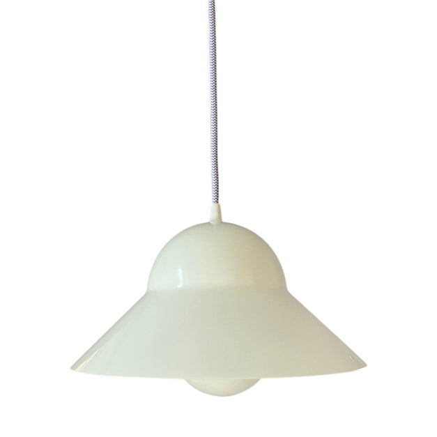 Hanging Lamp in White Plastic from Friis & Moltke For Sale