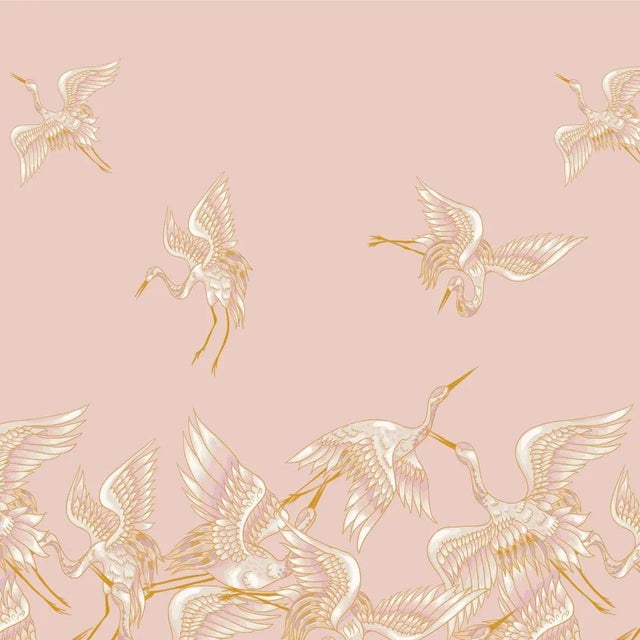 Contemporary Aironi Pink Fabric Wall Covering by Chiara Mennini for Midsummer-Milano For Sale - Image 3 of 3