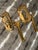 1980s Neo-Classical Style Solid Brass Wall Light Sconces - a Pair For Sale In Palm Springs - Image 6 of 17