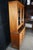 Brown Antique Oak Stepback Farmhouse Hutch Cupboard Pie Safe Kitchen Cabinet For Sale - Image 8 of 14