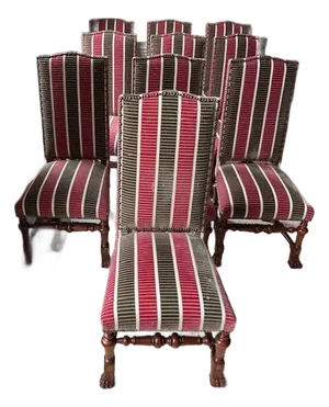 Set of 9 Edward Ferrell Dining Chairs