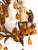 Metal Italian Tole and Amber Murano Glass Drops Wall Sconces, 1950s, Set of 2 For Sale - Image 7 of 15