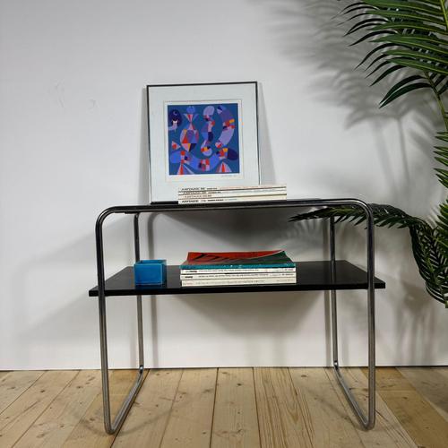 Bauhaus Two-Tier Coffee Table by Marcel Breuer for Thonet For Sale - Image 4 of 12
