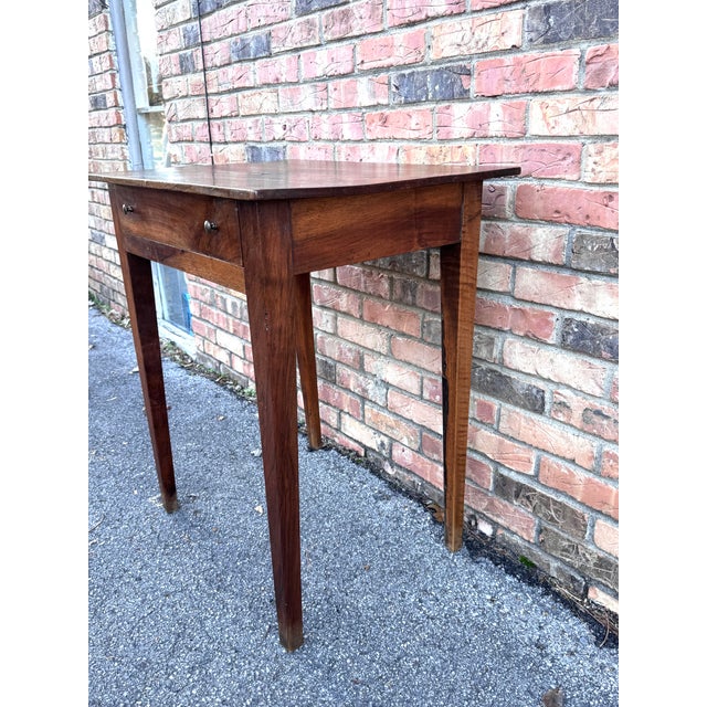 Mid 19th Century 19th Century Single Drawer French Side Table For Sale - Image 5 of 11