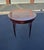 Sheraton-Style Demilune Flip-Top Console / Game Table With Urn Inlay For Sale - Image 4 of 6