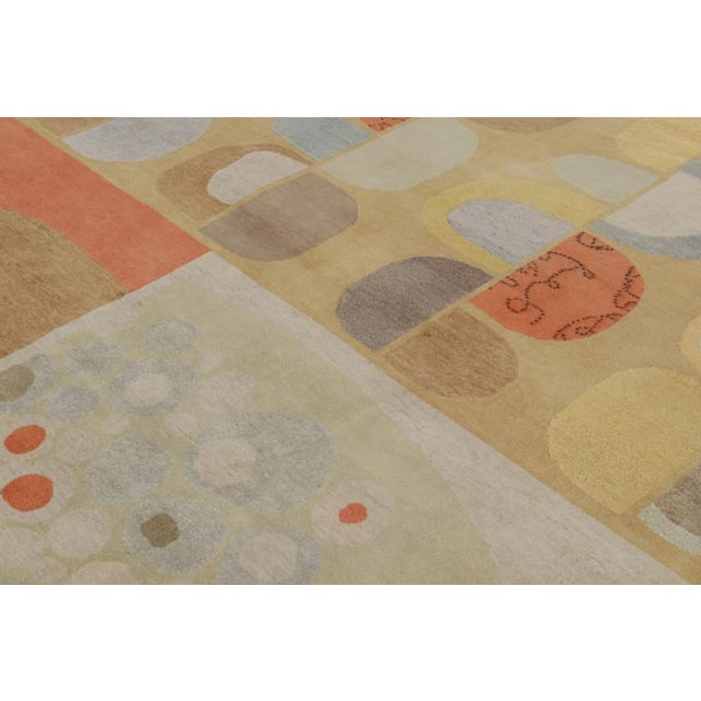 Rug & Kilim Rug & Kilim X Jenn Ski Mid-Century Modern Style Rug With Polychromatic Patterns For Sale - Image 4 of 7