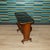 Side Table with Newspaper Stand and Glass Top, 1950s For Sale - Image 9 of 11