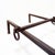 Antique Wrought Iron Andirons, 1890s, Set of 3 For Sale - Image 6 of 13